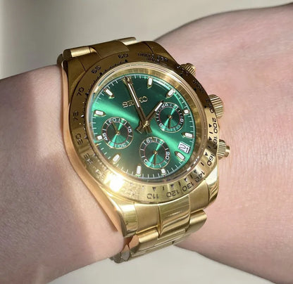 Golden Emerald Daytona - Seiko Mod