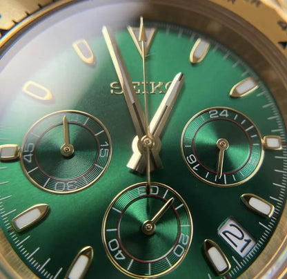 Golden Emerald Daytona - Seiko Mod