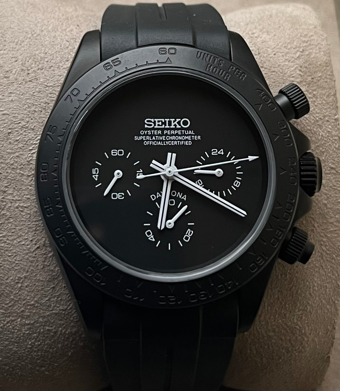 Matt Black Steel Daytona